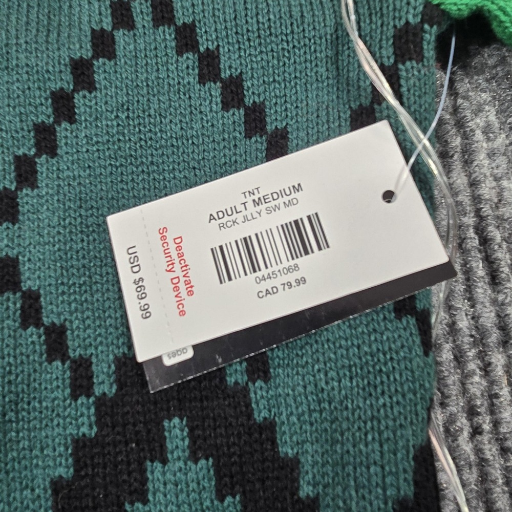 Spencer's Workshop Sweater Mens Medium Rick And Morty Light‎ Up Ugly Xmas - Picture 6 of 14